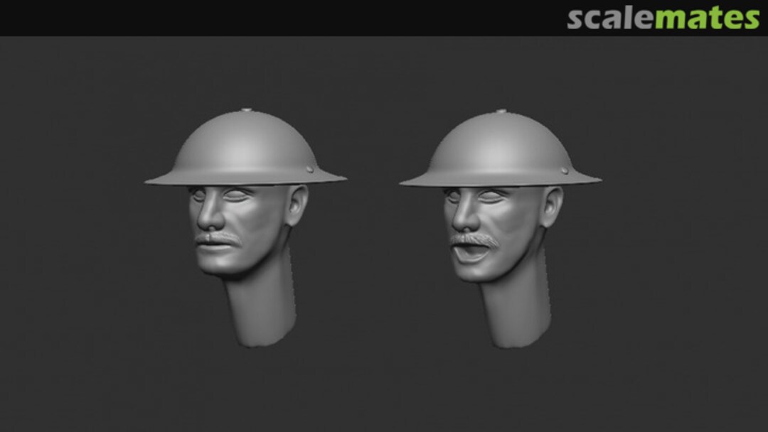 Boxart Headers with British Helmet Mk.1 F017-35 Firma49 Boxart Headers with British Helmet Mk.1 F017-35 Firma49