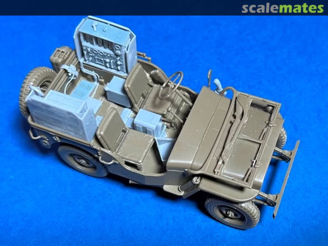 Boxart SCR-193 U.S. WWII Radio Set With Power Take-Off For Jeep 353005 Minor