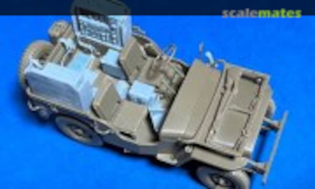 1:35 SCR-193 U.S. WWII Radio Set With Power Take-Off For Jeep (Minor 353005) 353005