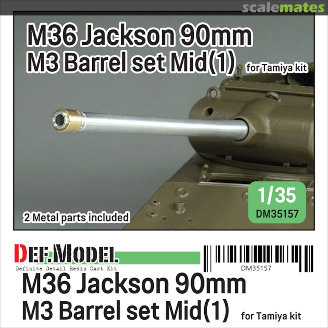Boxart US M36 Jackson 90mm M3 Barrel set- Mid (1) DM35157 Def.Model