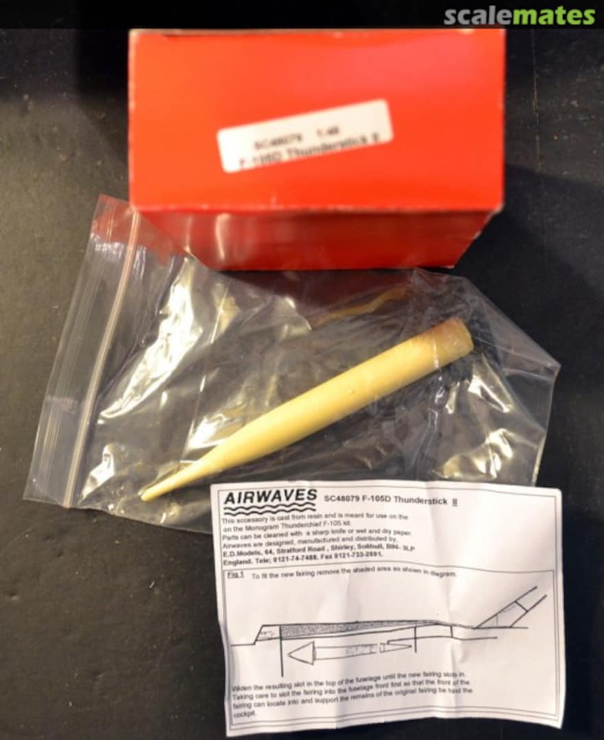 Boxart Republic F-105D-25-RE Thunderstick II Conversion SC48079 Airwaves