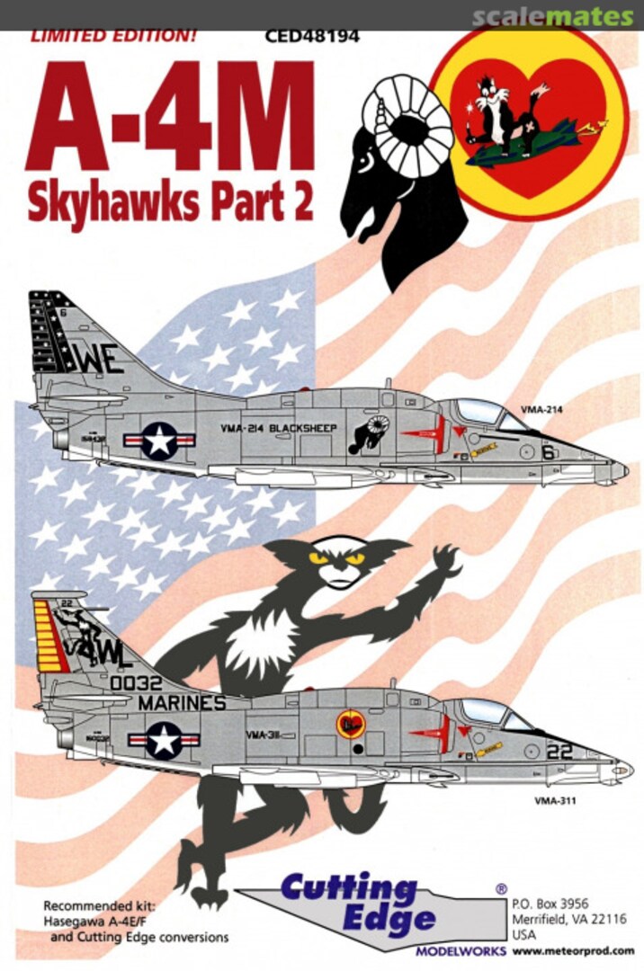 Boxart A-4M CED48194 Cutting Edge Modelworks Boxart A-4M CED48194 Cutting Edge Modelworks