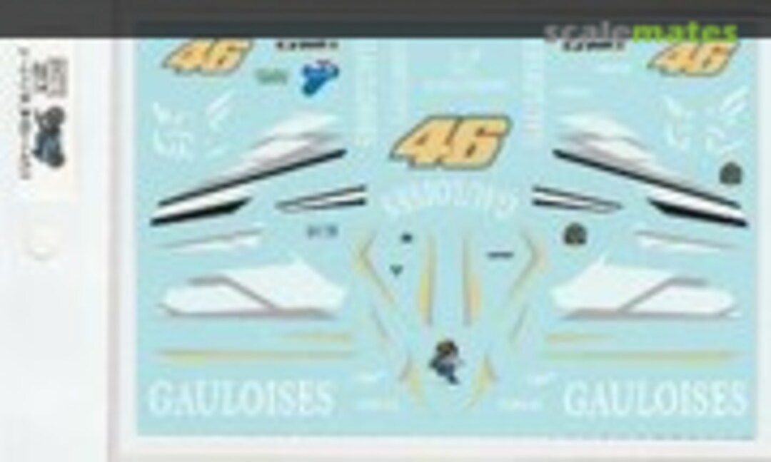 1:12 YAMAHA YZR-M1 '05 Rossi Gauloises Decal Set (Museum collection DC-362) DC-362