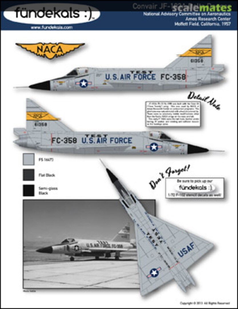 Boxart Convair JF-102A Delta Dagger ? fündekals