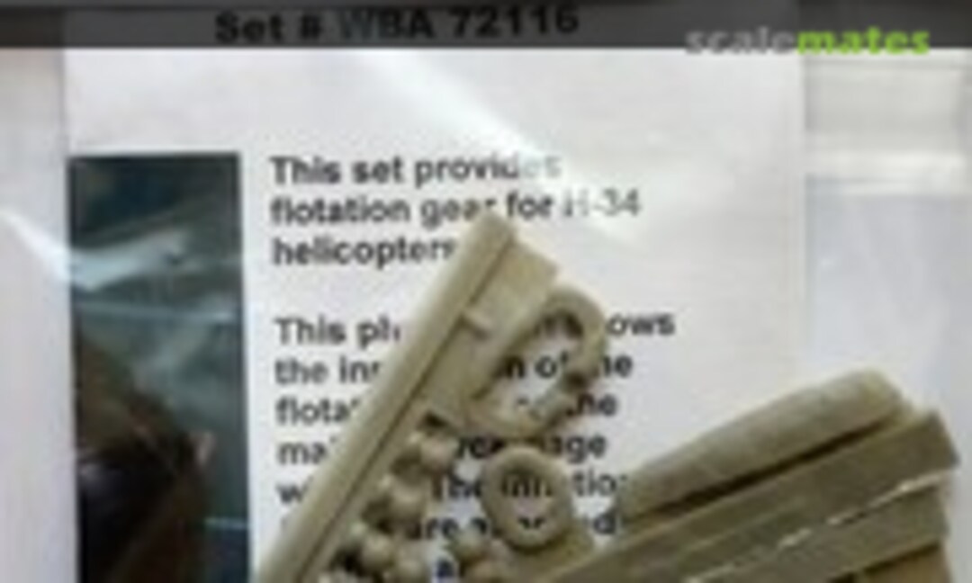1:72 Flotation Gear for H-34 helicopters (Whirlybits WBA72116) WBA72116