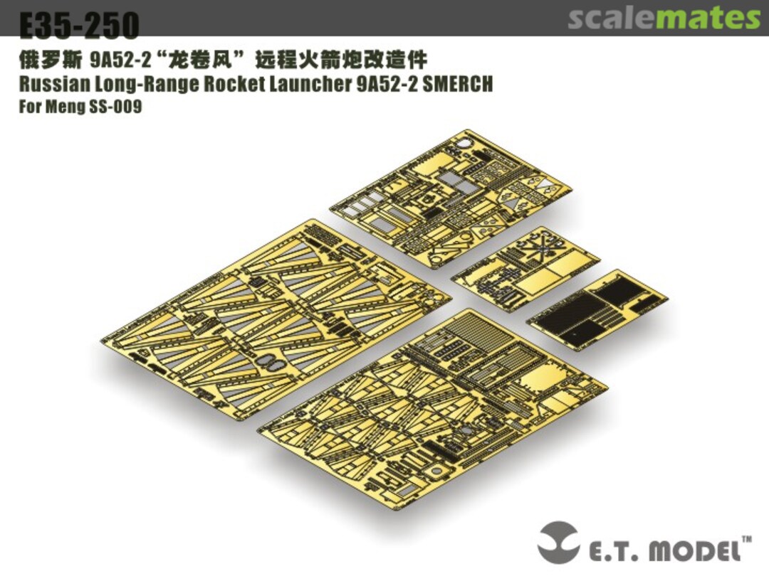 Boxart Russian Long-Range Rocket Launcher 9A52-2 SMERCH E35-250 E.T. Model