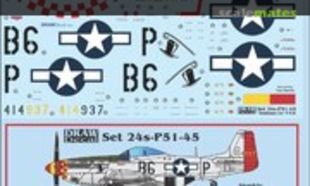 1:24 P-51D "Gentleman Jim" (Draw Decal 24-P51-45) 24-P51-45