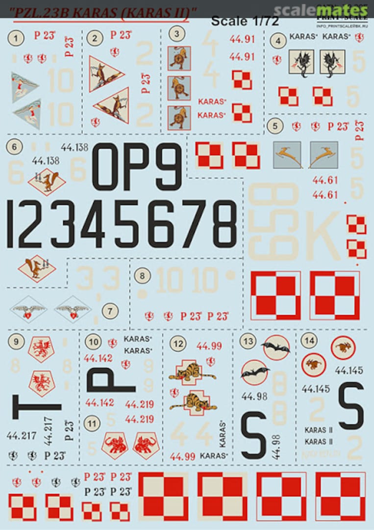 Boxart "PZL.23B Karas (Karas II)" 72-305 Print Scale Boxart "PZL.23B Karas (Karas II)" 72-305 Print Scale