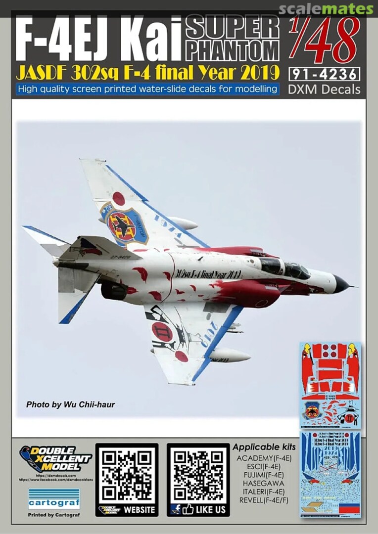Boxart F-4EJ Kai Super Phantom 91-4236 Double Xcellent Model