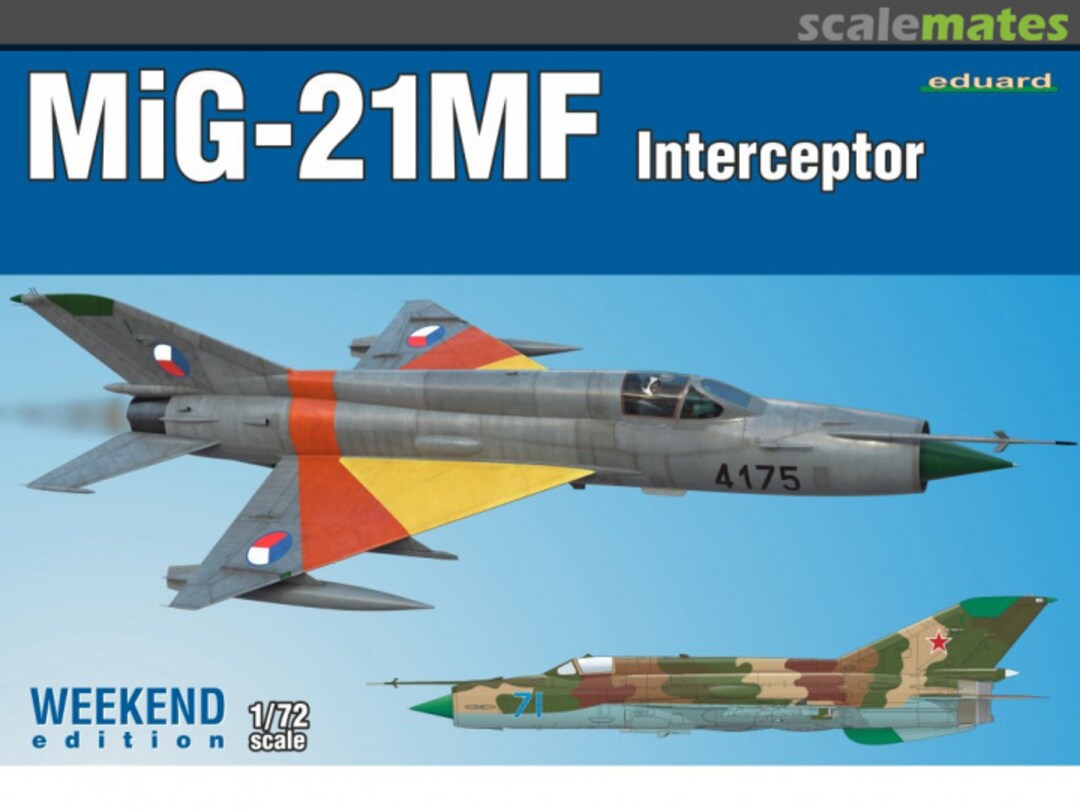 Boxart MiG-21MF Interceptor 7453 Eduard Boxart MiG-21MF Interceptor 7453 Eduard