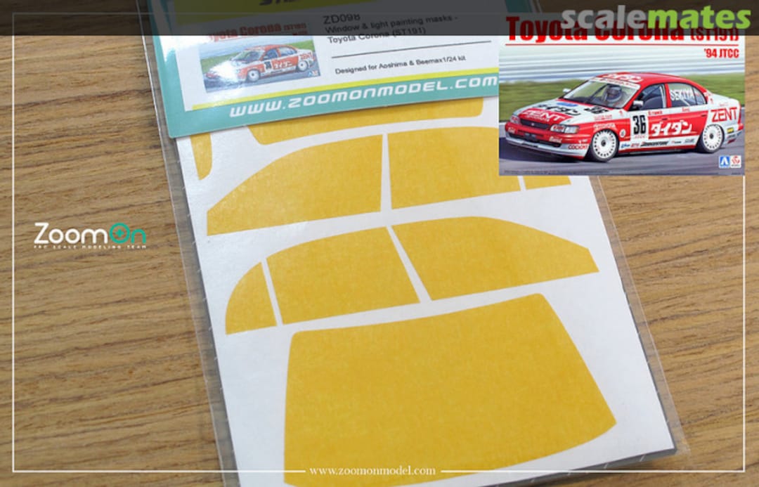 Boxart Window & light painting masks - Toyota Corona (ST191) ZD098 ZoomOn Boxart Window & light painting masks - Toyota Corona (ST191) ZD098 ZoomOn