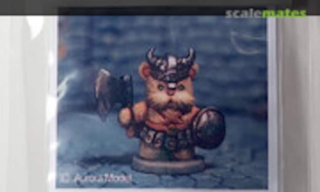 24mm Teddy Bear Viking (Aurora Model CT-026)