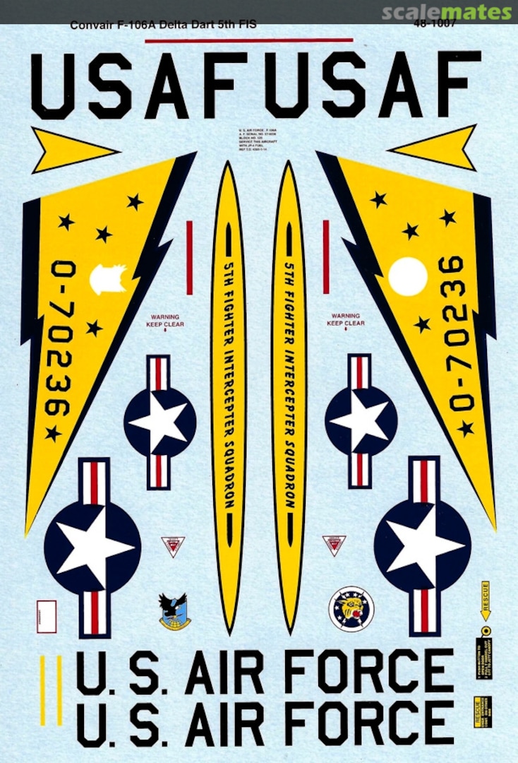 Boxart F-106A 48-1007 Microscale Boxart F-106A 48-1007 Microscale