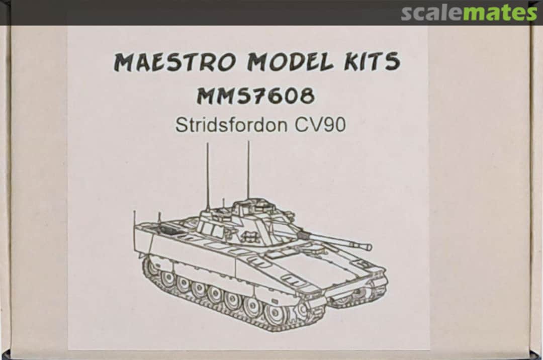 Boxart Stridsfordon CV90 MMS7608 Maestro Models Boxart Stridsfordon CV90 MMS7608 Maestro Models