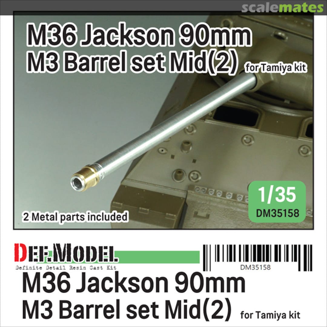 Boxart US M36 Jackson 90mm M3 Barrel set- Mid (2) DM35158 Def.Model Boxart US M36 Jackson 90mm M3 Barrel set- Mid (2) DM35158 Def.Model