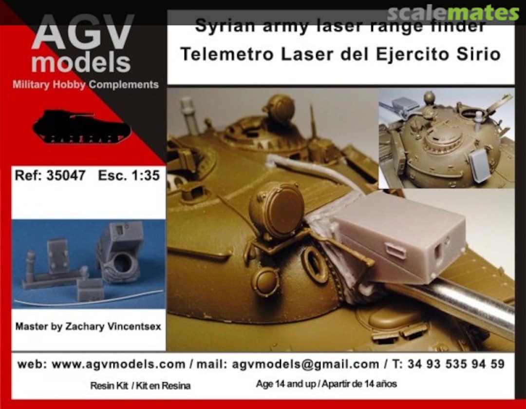 Boxart Syrian Army Laser Range Finder 35047 AGV Models Boxart Syrian Army Laser Range Finder 35047 AGV Models
