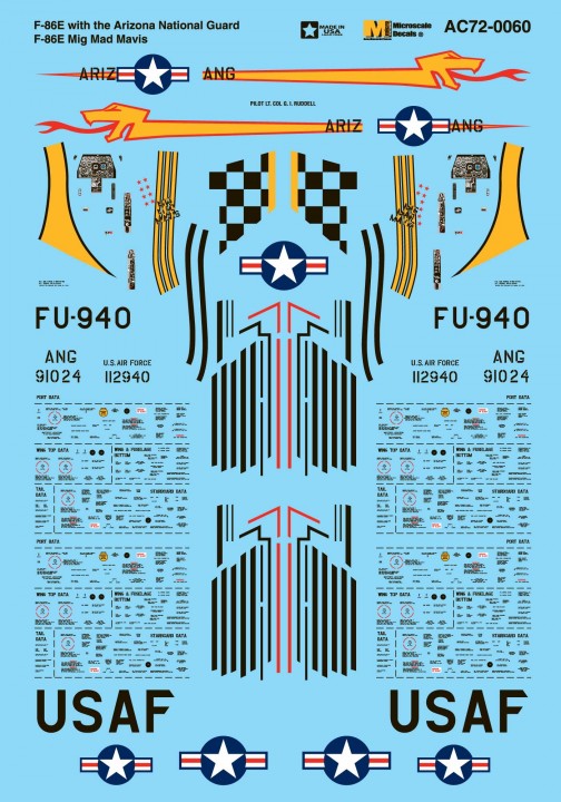 Boxart F-86E AC72-0060 Microscale Boxart F-86E AC72-0060 Microscale