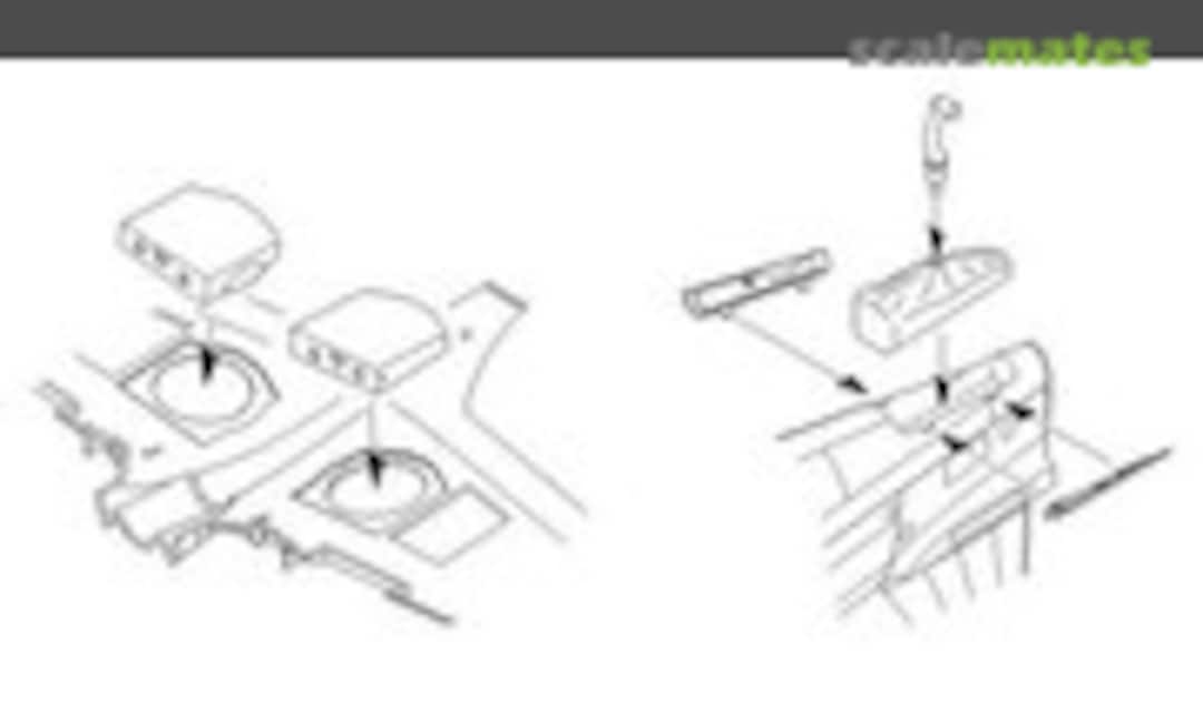 1:32 P-40E/K/M/N Warhawk Undercarriage set (CMK 5048) 5048
