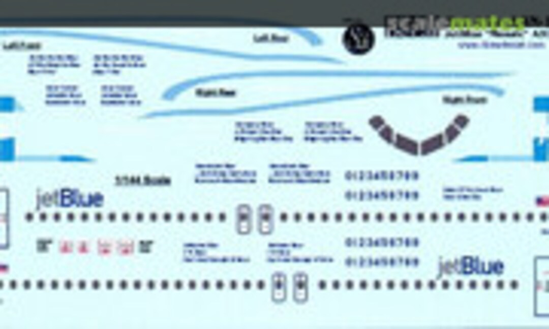 1:144 Airbus A320 (Draw Decal 44-A3N-16) 44-A3N-16