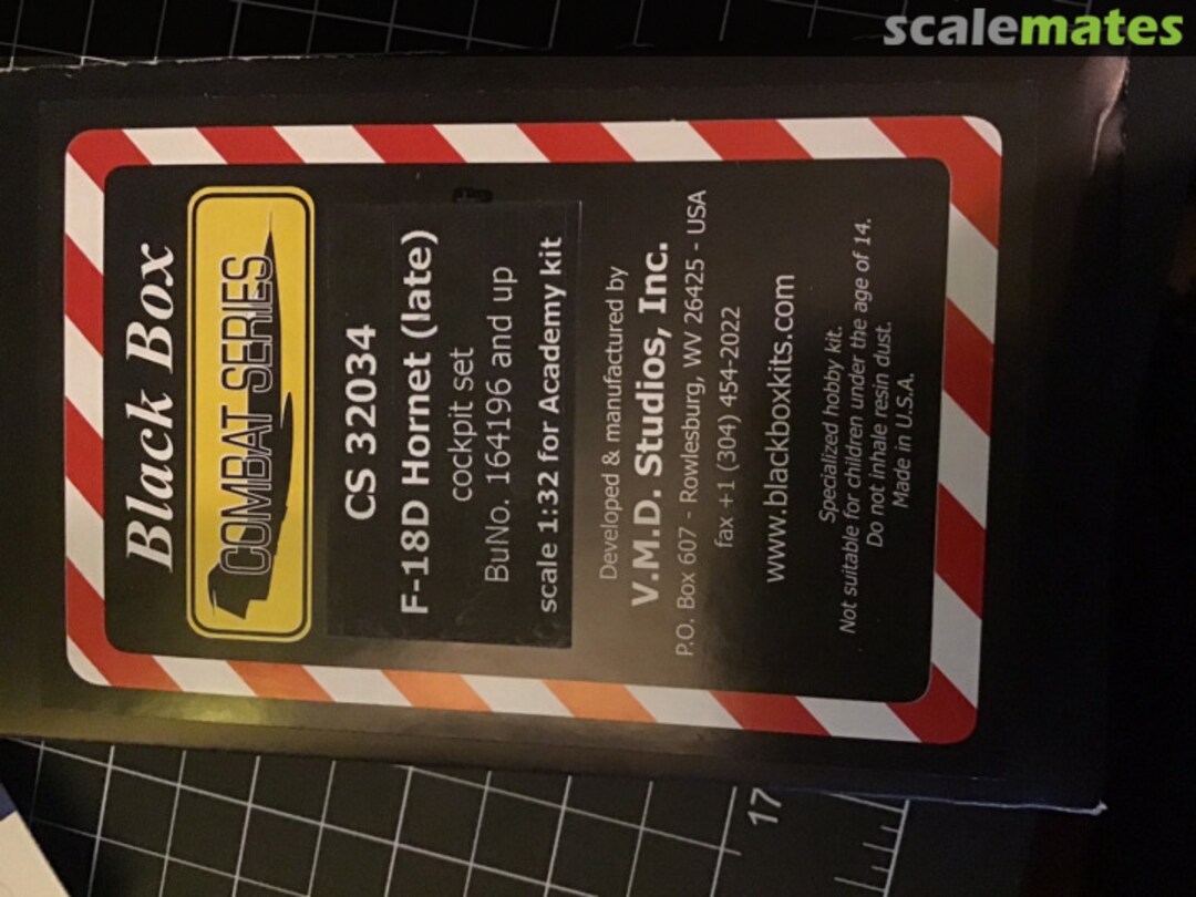 Boxart F-18D cockpit late cs32034 Black Box Boxart F-18D cockpit late cs32034 Black Box