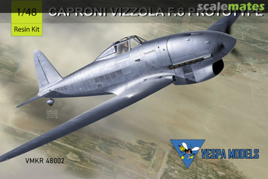 Boxart Caproni Vizzola F.6 Prototype VMKR 48002 Vespa Model Kits Boxart Caproni Vizzola F.6 Prototype VMKR 48002 Vespa Model Kits
