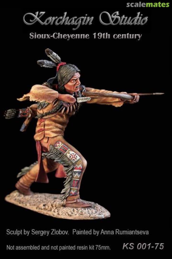 Boxart Sioux-Cheyenne 19th century KS 001-75 Korchagin Studio Boxart Sioux-Cheyenne 19th century KS 001-75 Korchagin Studio