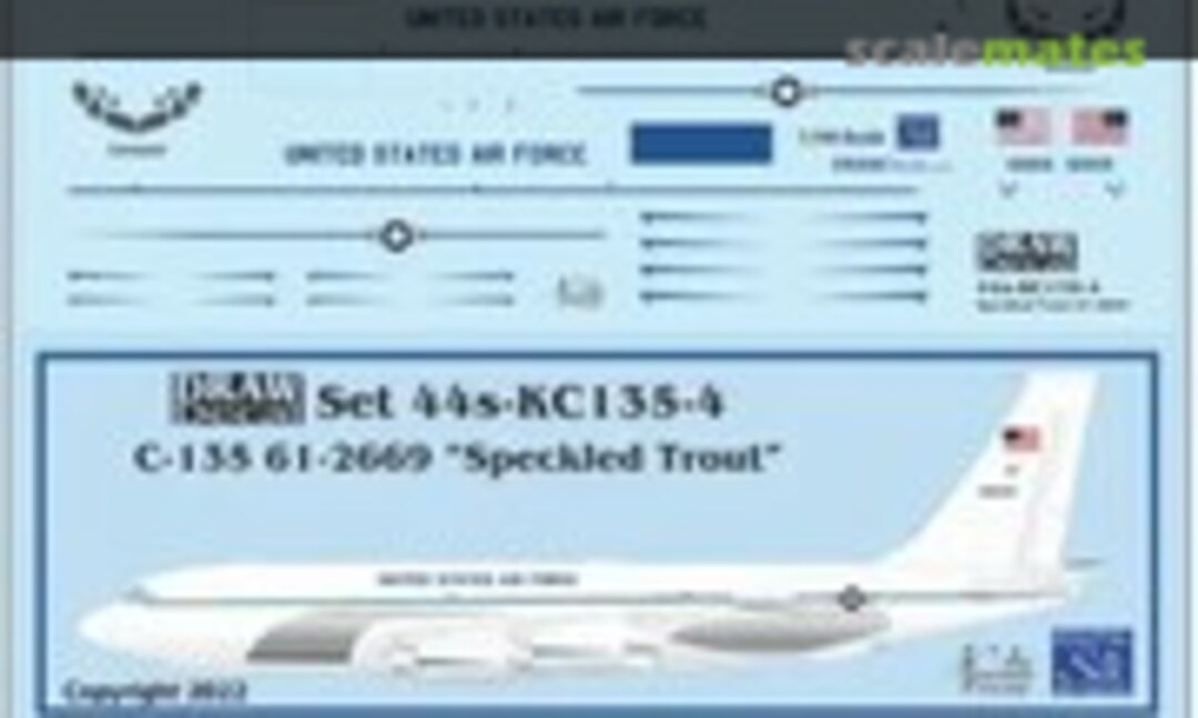 1:144 C-135C 61-2669 “Speckled Trout” (Draw Decal 44-KC135-4) 44-KC135-4
