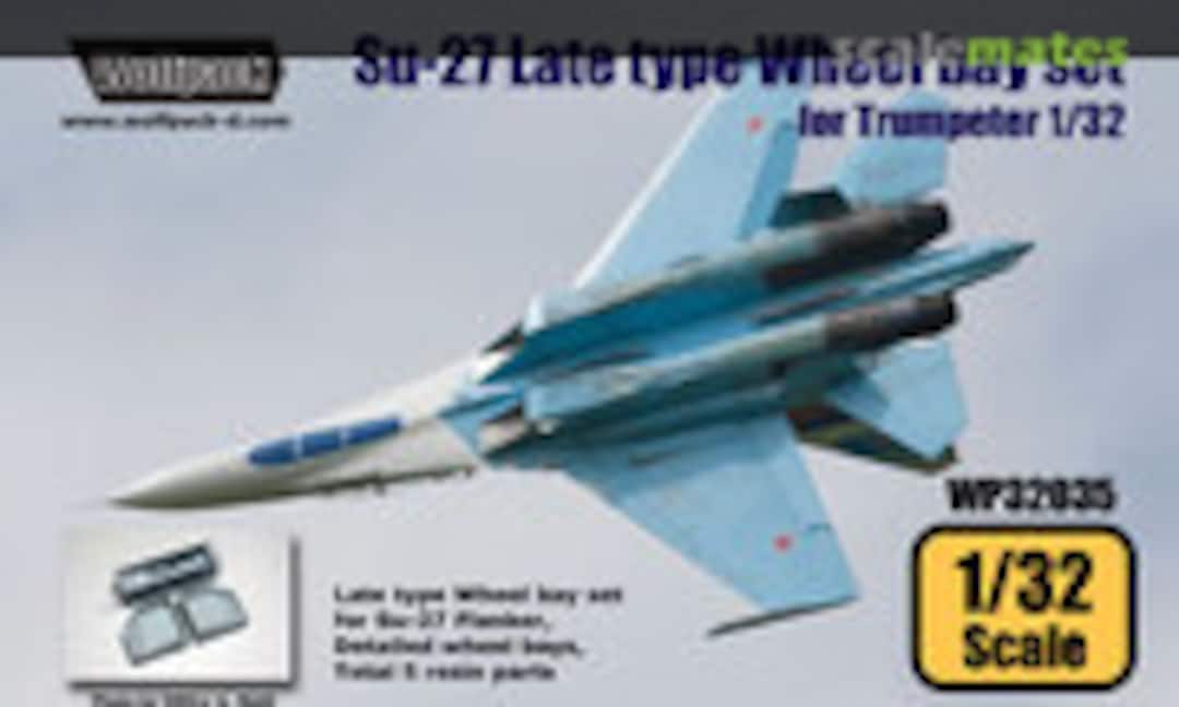1:32 Su-27 Flanker Late type Wheel Bay Set (Wolfpack WP32035) WP32035
