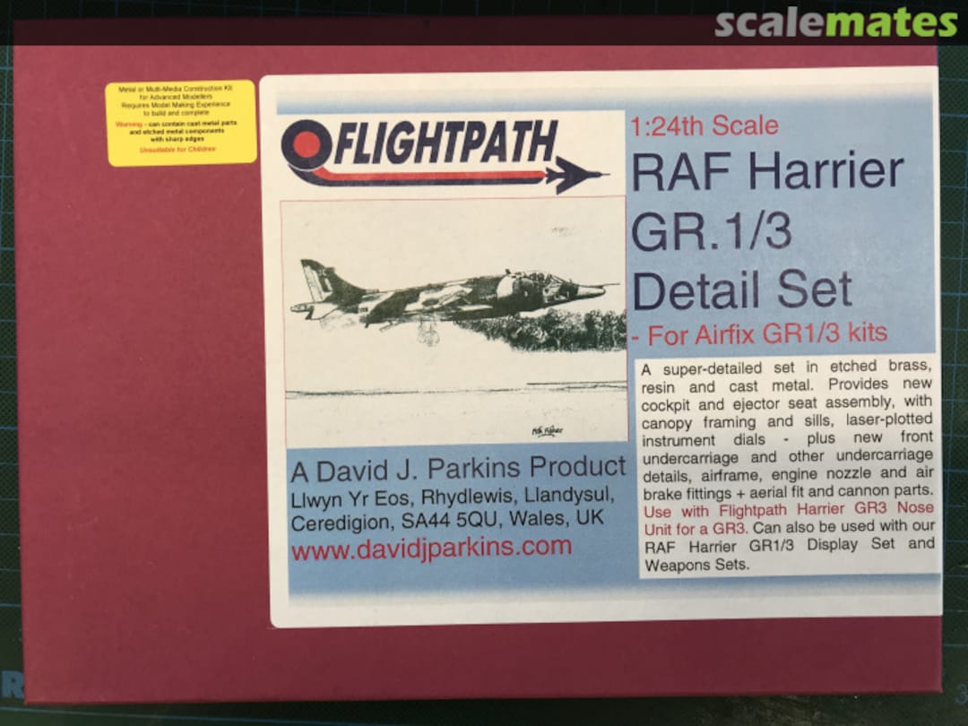 Boxart RAF Harrier GR.1/3 Detail Set 24007 Flightpath Boxart RAF Harrier GR.1/3 Detail Set 24007 Flightpath