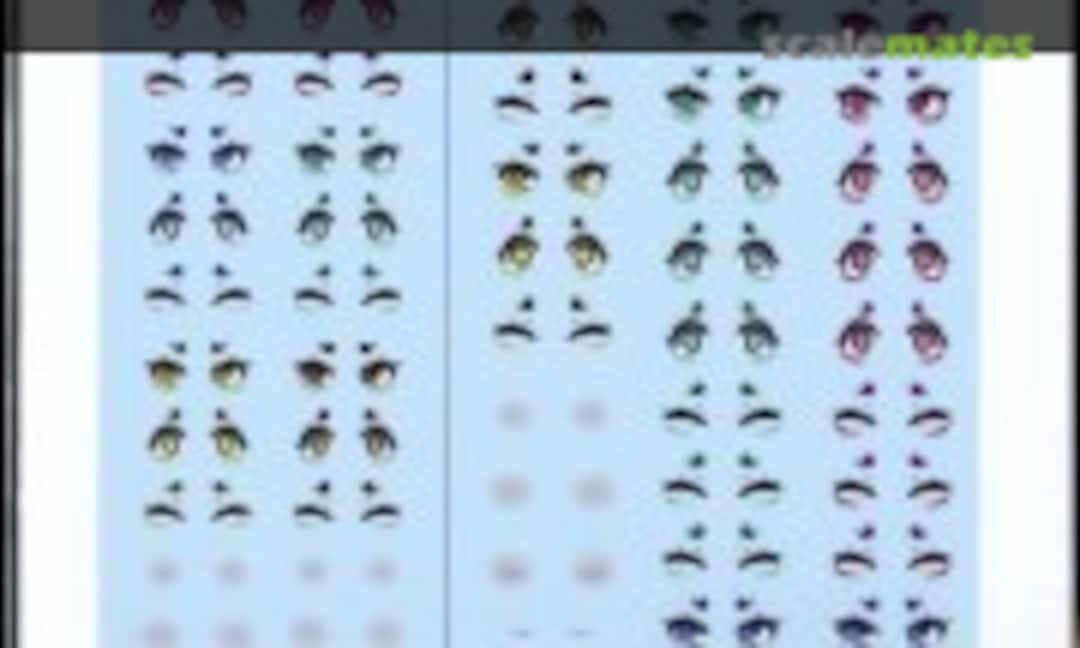 1:1 Eye Decals for Asra Nine-Tails Matsuri (Hobby Japan MD019D) MD019D