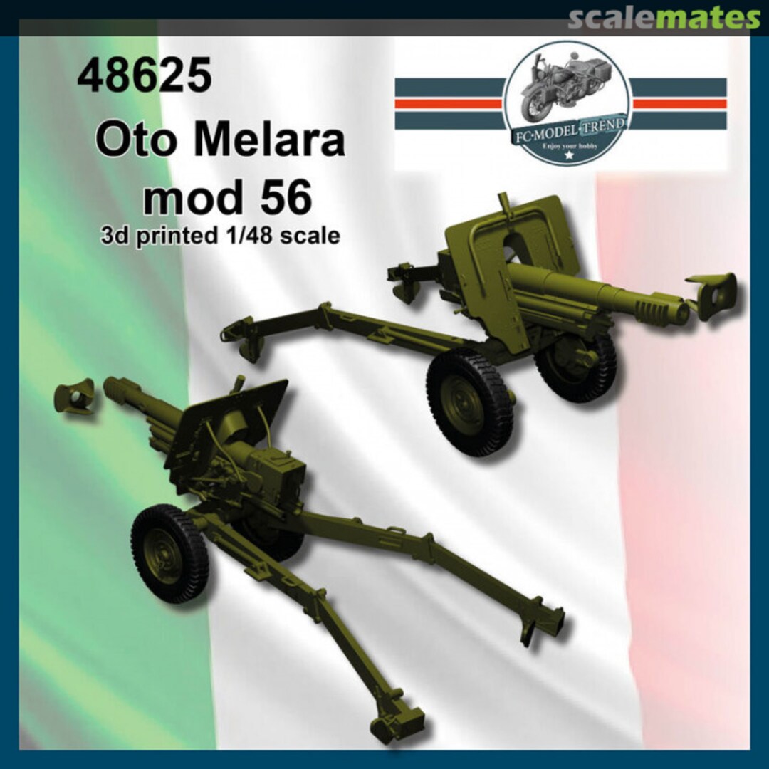 Boxart OTO Melara Mod. 56 (3D-Printed) 48625 FC Model Trend Boxart OTO Melara Mod. 56 (3D-Printed) 48625 FC Model Trend