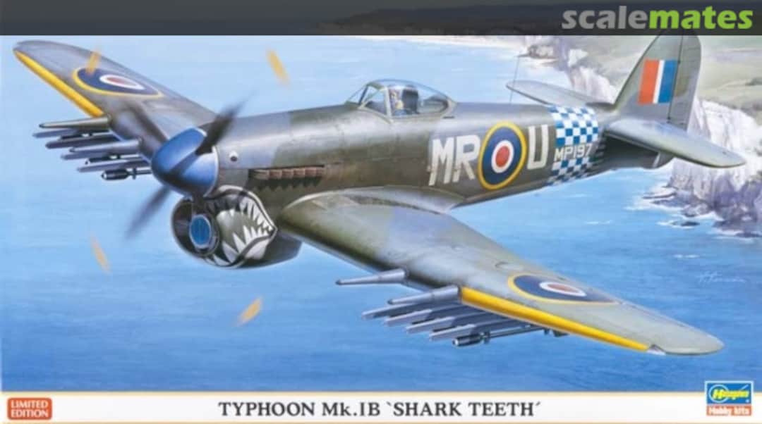 Boxart Typhoon Mk.IB 'Shark Teeth' 09978 Hasegawa Boxart Typhoon Mk.IB 'Shark Teeth' 09978 Hasegawa