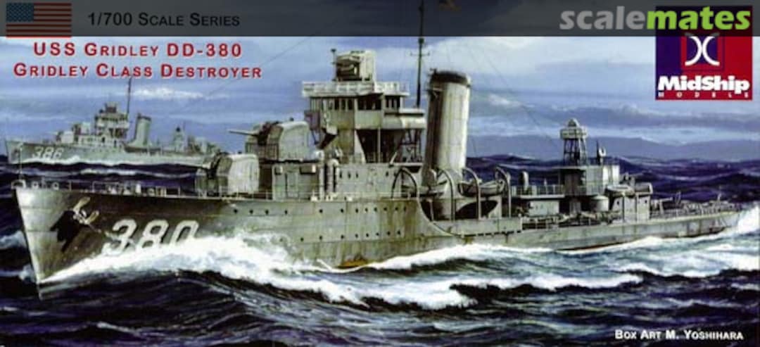 Boxart USS Gridley DD-380 MSM70001 MidShip Models