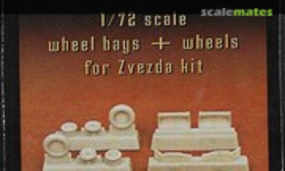 1:72 Mig-21bis wheel bays + wheels (SBS Model 72008) 72008