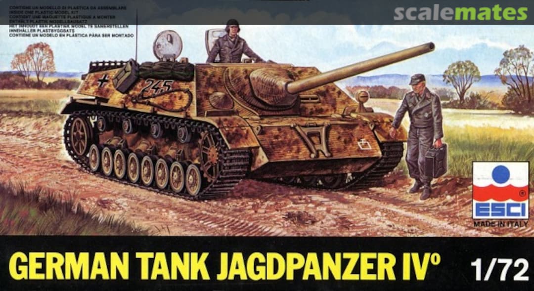 Boxart Jagdpanzer IV 8012 ESCI Boxart Jagdpanzer IV 8012 ESCI
