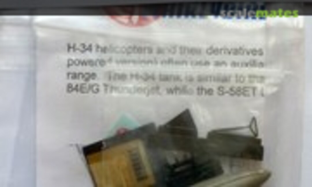 1:72 H-34 Auxilary Fuel Tank and Mount (Whirlybird WBA72121) WBA72121