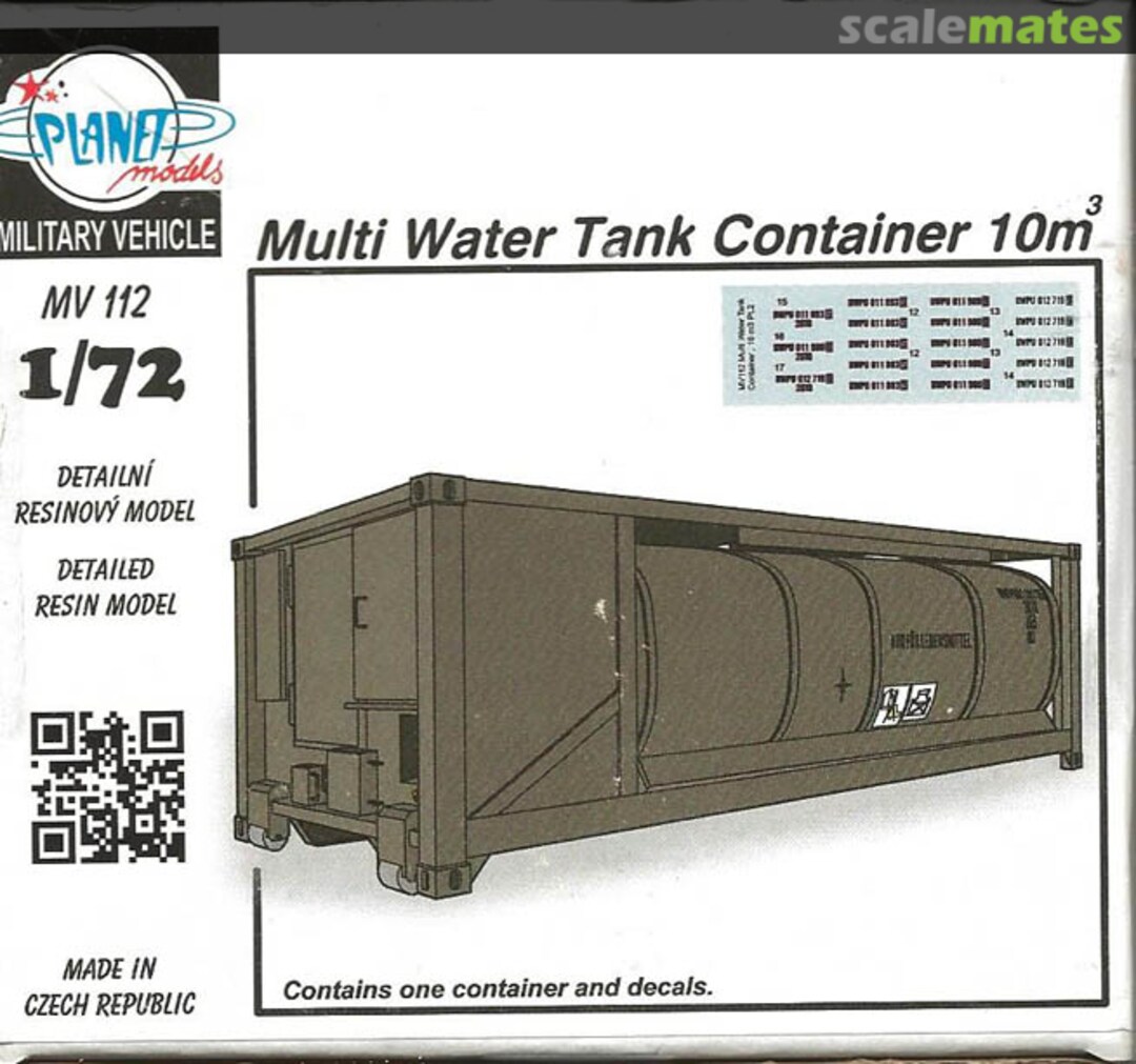 Boxart Multi Water Tank Container (10m, cubed) MV112 Planet Models Boxart Multi Water Tank Container (10m, cubed) MV112 Planet Models