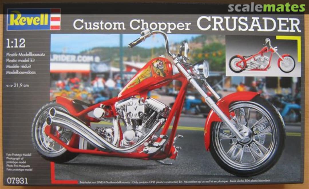 Boxart Custom Chopper Crusader 07931 Revell