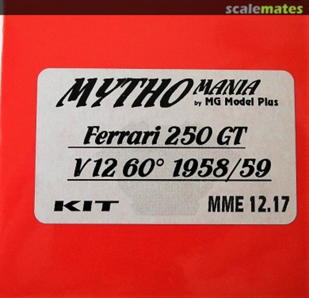 Boxart Ferrari 250 GT V12 60° MME12.17 MG Model Plus Boxart Ferrari 250 GT V12 60° MME12.17 MG Model Plus