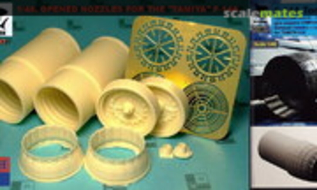 1:48 F-14A resin opened nozzles (Katran K4807) K4807