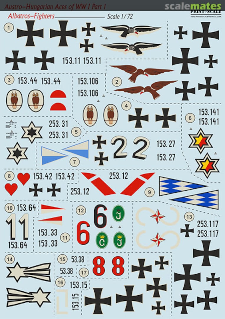 Boxart Austro-Hungarian Aces of WWI Part I 72-316 Print Scale Boxart Austro-Hungarian Aces of WWI Part I 72-316 Print Scale