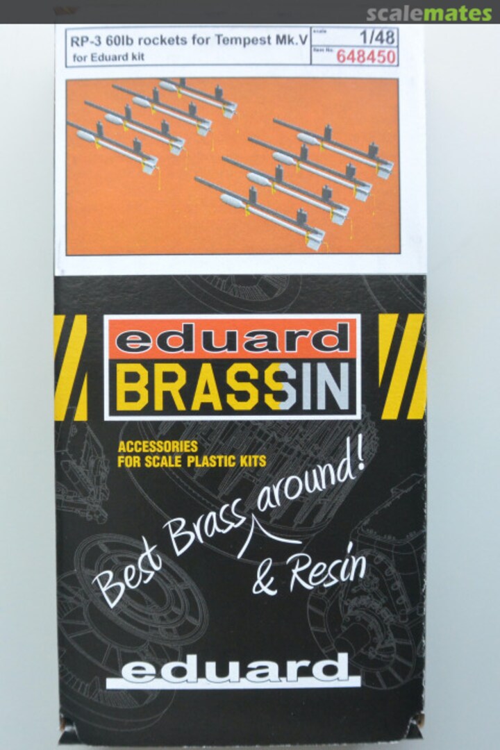 Boxart Tempest Mk.V RP-3 60lb rockets 648450 Eduard Boxart Tempest Mk.V RP-3 60lb rockets 648450 Eduard