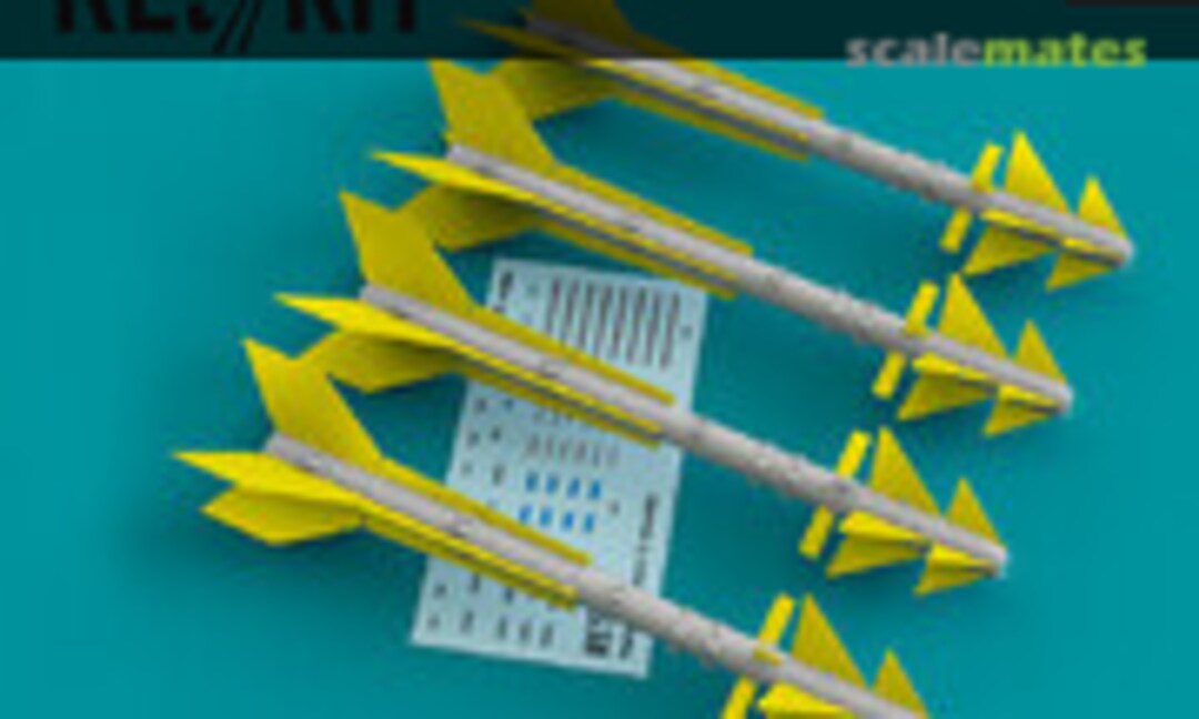 1:48 Rafael Python 5 missile (4 pcs) (F-16I, F-16D, F-15I Mirage F.1) (ResKit RS48-0085)