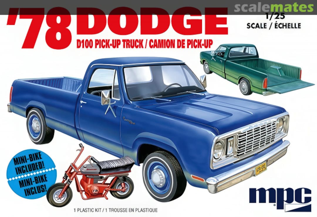 Boxart '78 Dodge D100 Pick-Up Truck 901 MPC Boxart '78 Dodge D100 Pick-Up Truck 901 MPC