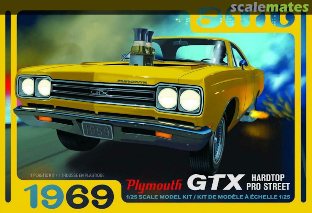 Boxart 1969 Plymouth GTX Hardtop Pro Street 1180 AMT