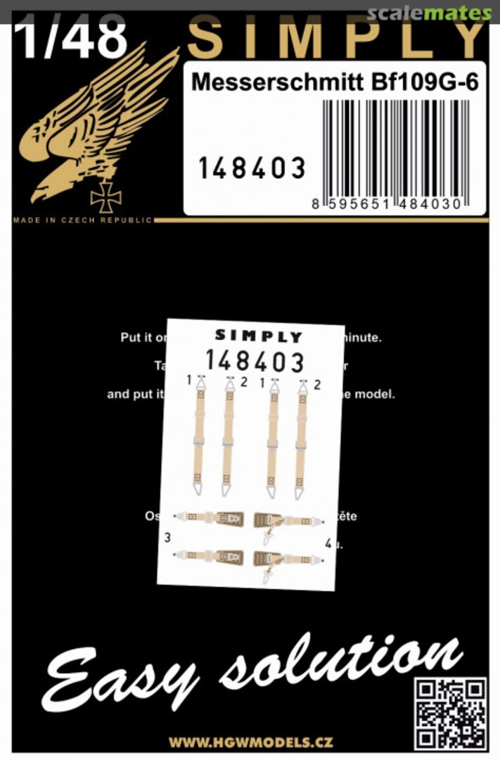 Boxart Messerschmitt Bf-109G-6 148403 HGW Models Boxart Messerschmitt Bf-109G-6 148403 HGW Models