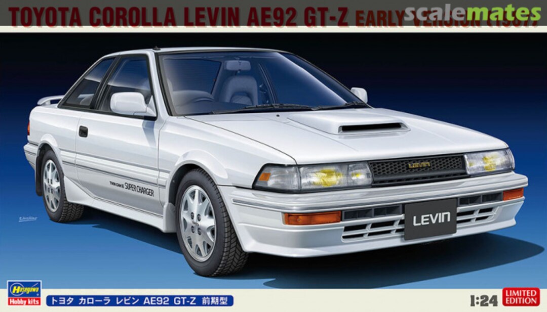 Boxart Toyota Corolla Levin AE92 GT-Z Early Version (1987) 20596 Hasegawa Boxart Toyota Corolla Levin AE92 GT-Z Early Version (1987) 20596 Hasegawa