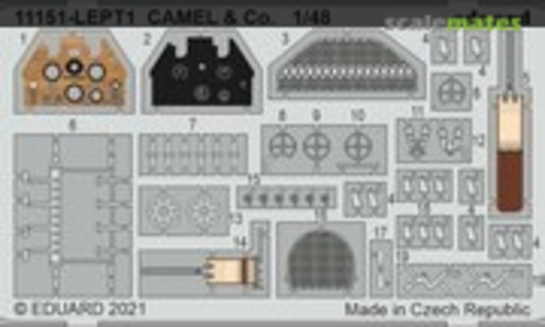 1:48 Camel & Co. (Camel F-1) PE-set (Eduard 11151-LEPT) 11151-LEPT