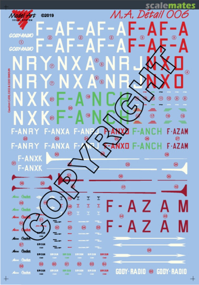 Boxart Caudron Simoun M.A. Détail 006 Model Art Decal System Boxart Caudron Simoun M.A. Détail 006 Model Art Decal System