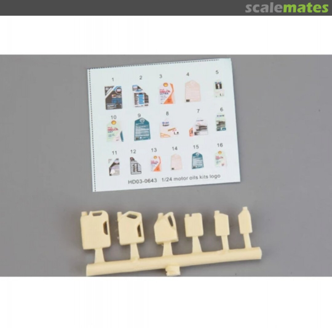 Boxart Motor oils kits HD03-0643 Hobby Design Boxart Motor oils kits HD03-0643 Hobby Design